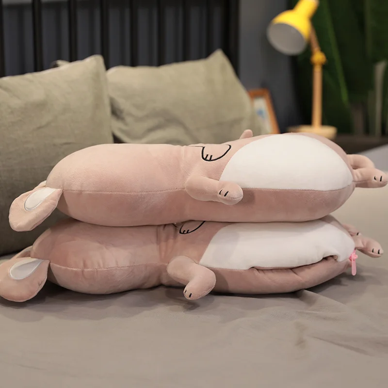 

1Pcs 55/75/95CM Kawaii Soft Plush Mouse Plushy Pillow Dolls Stuffed Small Rat Plush Animal Toys Mascot For Kids Birthday Gifts