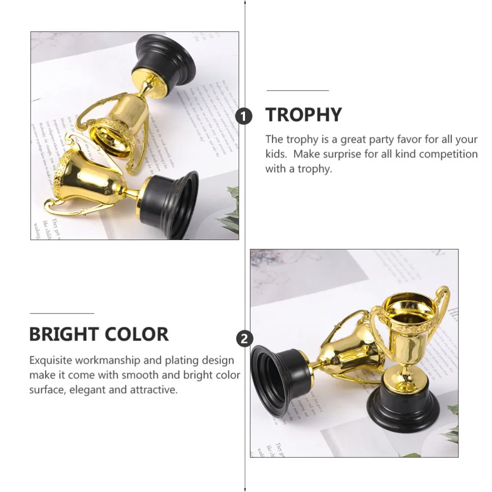 

10pcs Mini Reward Prizes Award Trophies Prize Cup Models for Kids