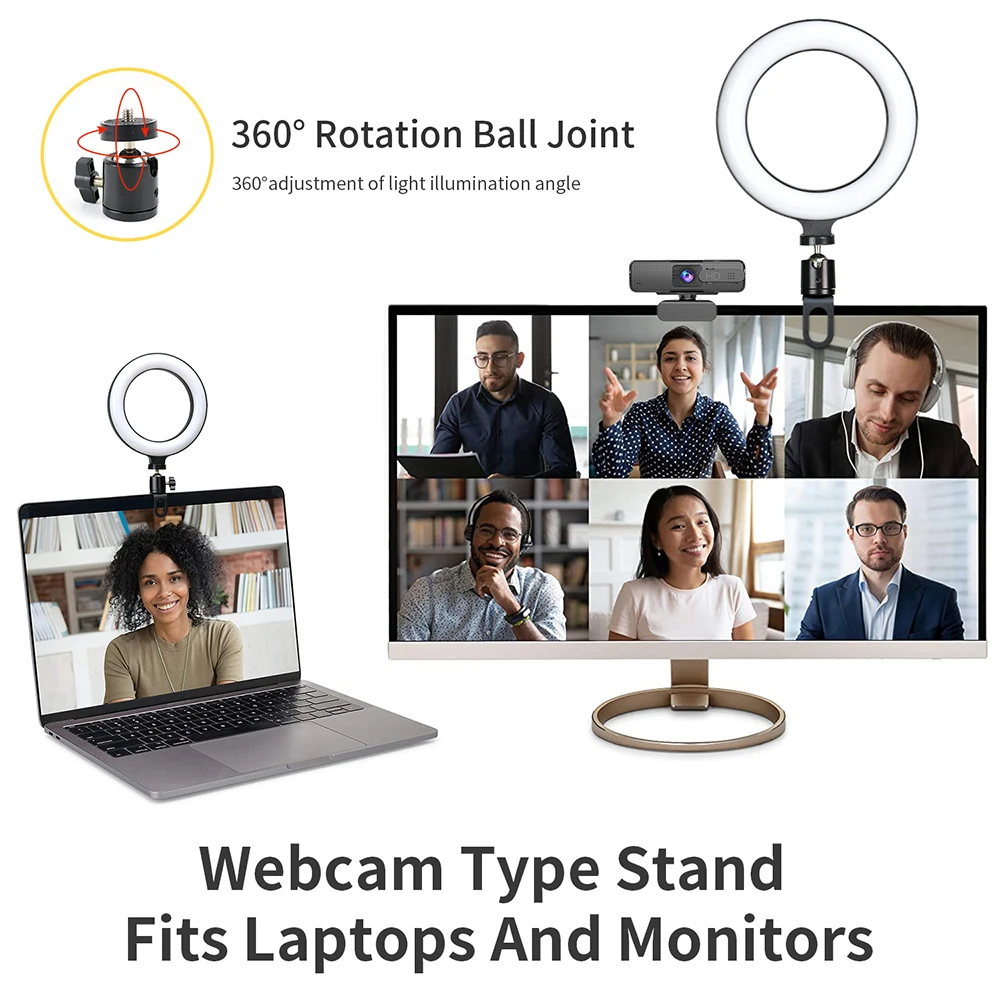 монопод для селфи кольцевой