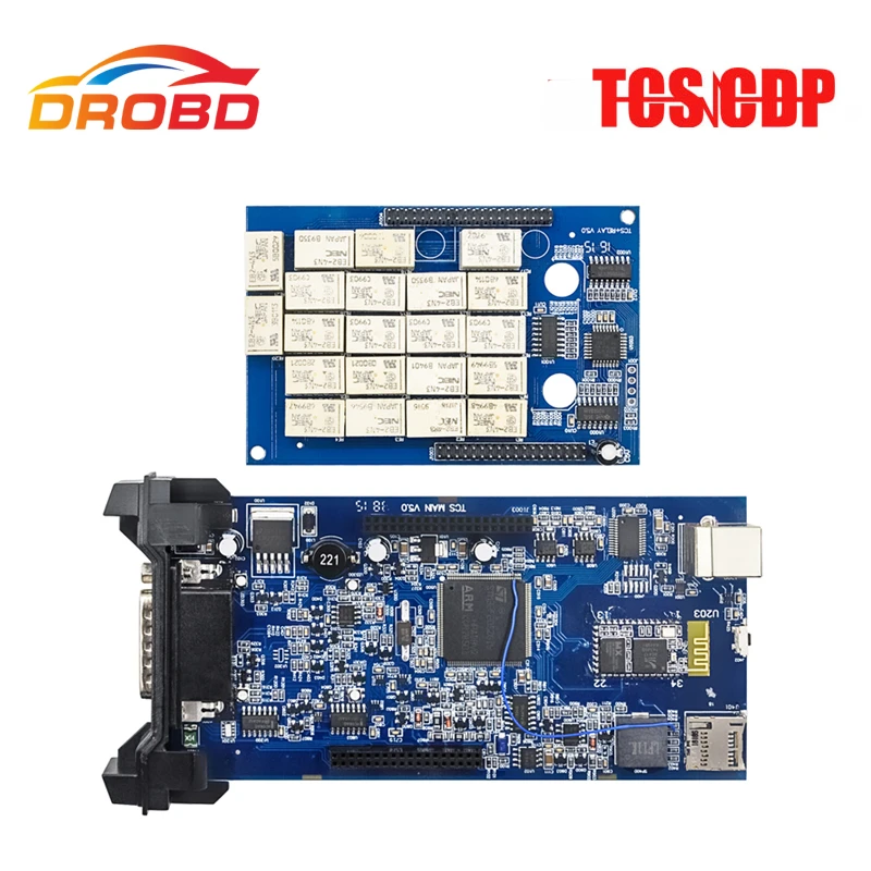 

2019 TCS Double PCB Board Bluetooth 2015 R3/2016 R1 Software WOW Optional Cars Trucks Diagnostic Tool Automotive Scaners