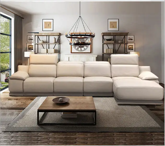 Электрический расслабляющий кинотеатр диван-кровать 3 сиденья + шезлонг