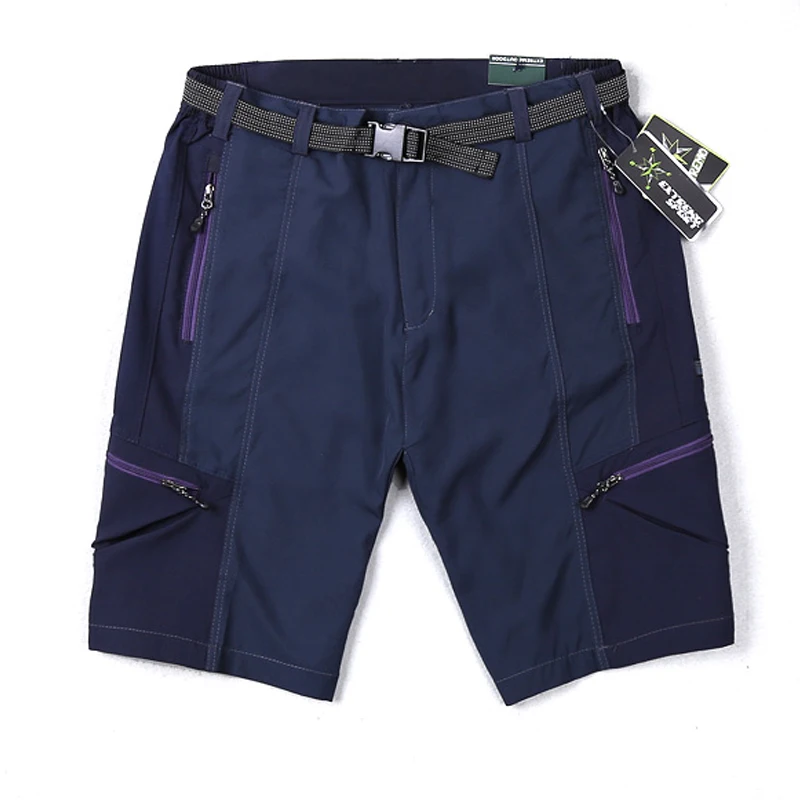 Шорты мужские быстросохнущие с нейлоновым поясом спортивные пляжные короткие