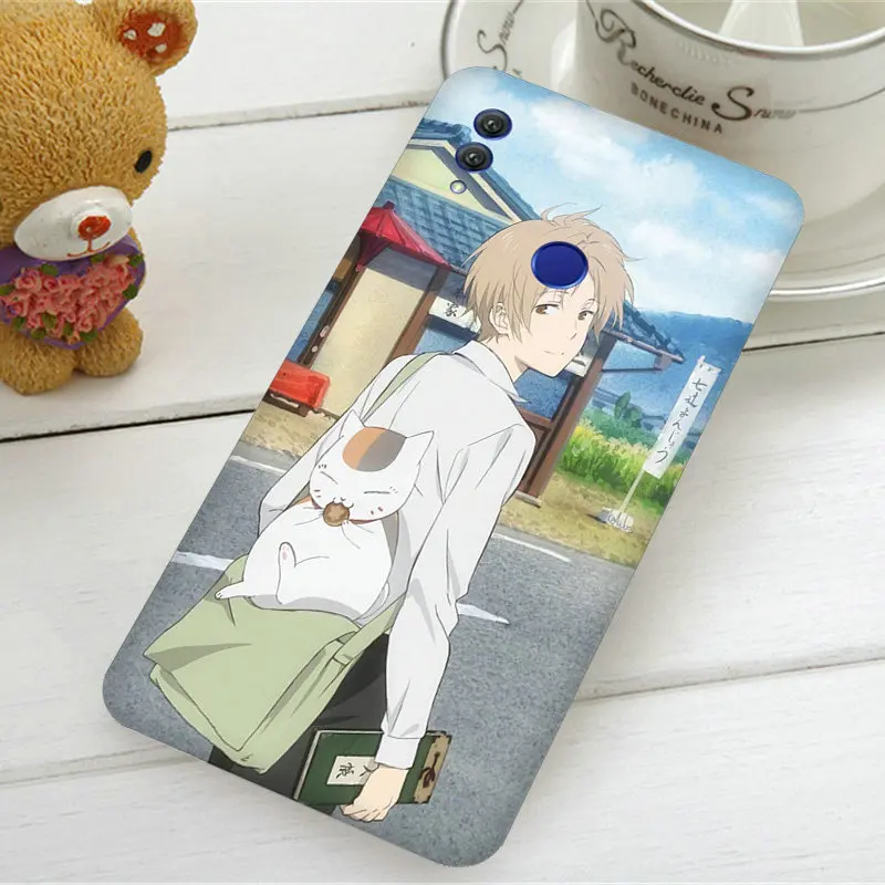 Мягкий Силиконовый ТПУ чехол с изображением кошки Nyanko Sensei natove Yuujinchou для Huawei P8 P9 P10