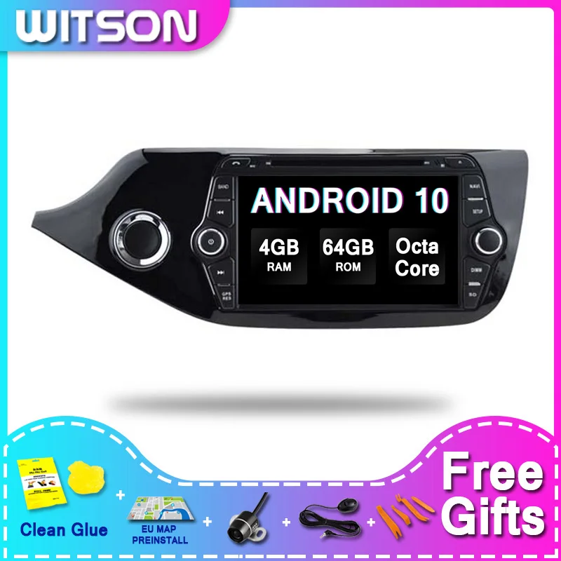 Нет в наличии! Автомобильный видеоплеер WITSON Android 10 0 4 Гб + 64 ГБ для KIA CEED 2012 |