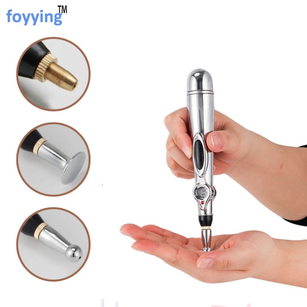 Foyying электронная акупунктурная ручка электрическая меридиановая машинка для