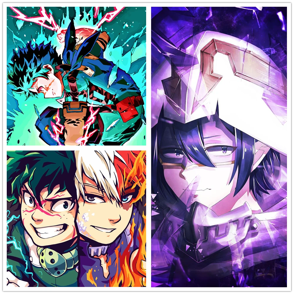 

My Hero Academia anime poster home decor hd painting Home Decor painting wall painting bedroom poster Study Bedroom Cafe Wall