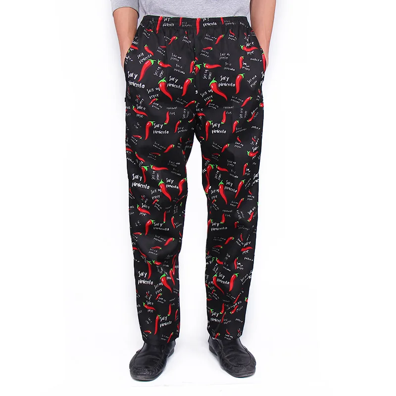 Брюки шеф-повара для ресторана пекарни кейтеринг эластичные брюки Zebra