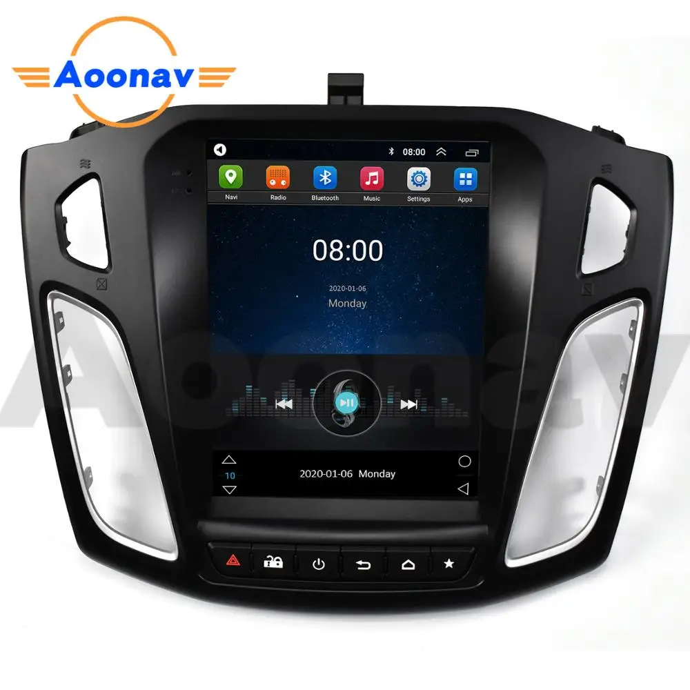 

Автомобильный Радио мультимедийный плеер для-Ford Focus 2012-2016 автомобильный Стерео Авторадио dvd-плеер Tesla вертикальный экран GPS navi