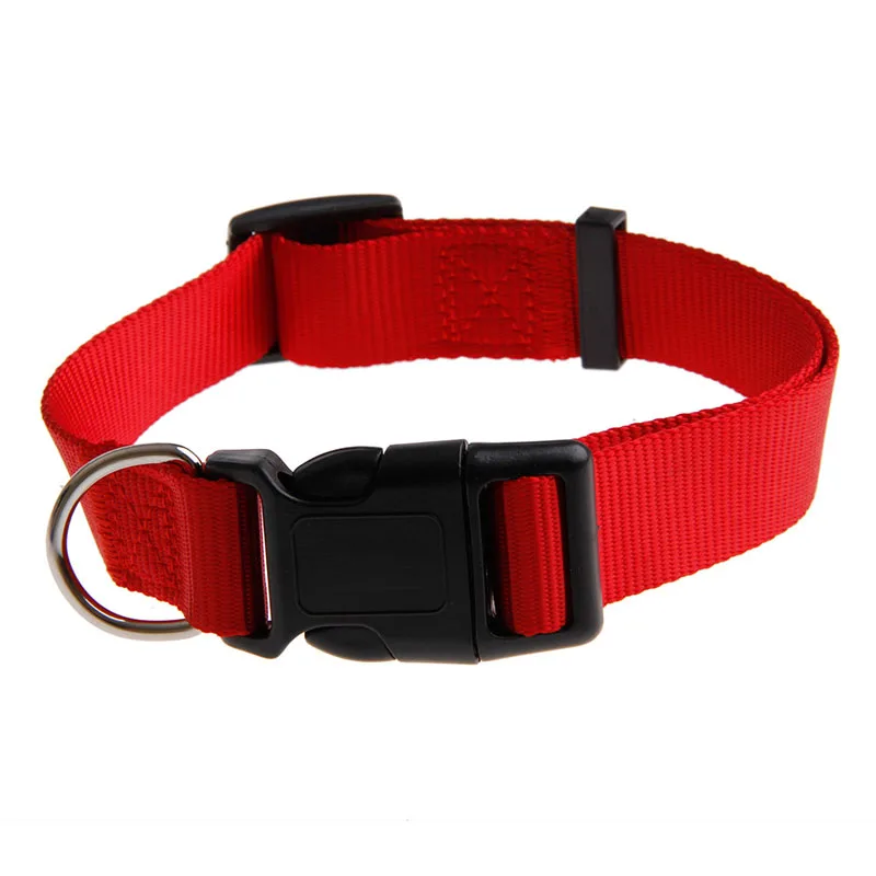 

New Fashion Collars Pet Dog Cat Puppy Nylon Collar Neck Strap Adjustable Buckle LX9C