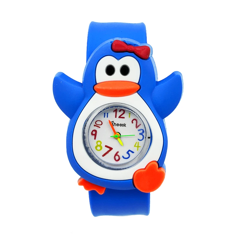 Новинка 2020 детские часы с пингвинами для мальчиков и девочек подарок на день
