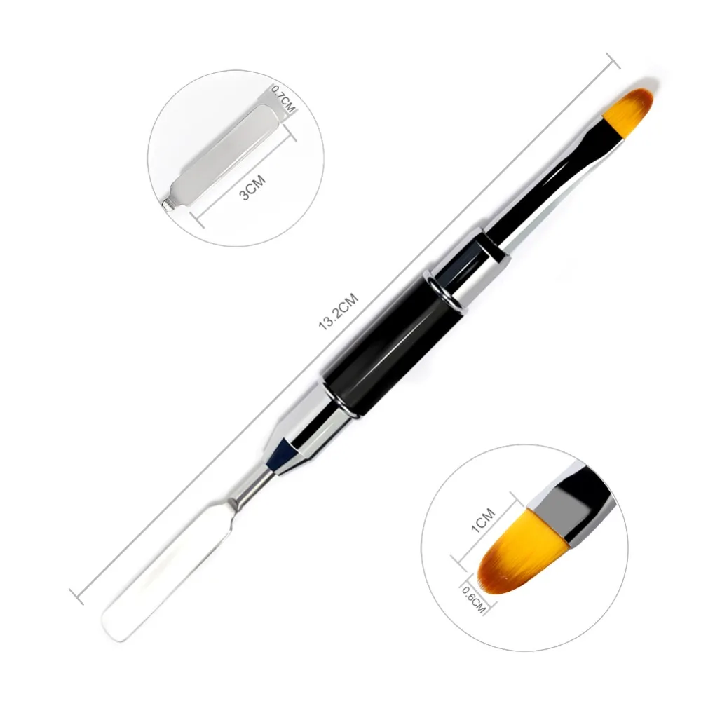 1 шт. наращивание ногтей кисть УФ поли гель для Кисть Акриловая инструменты