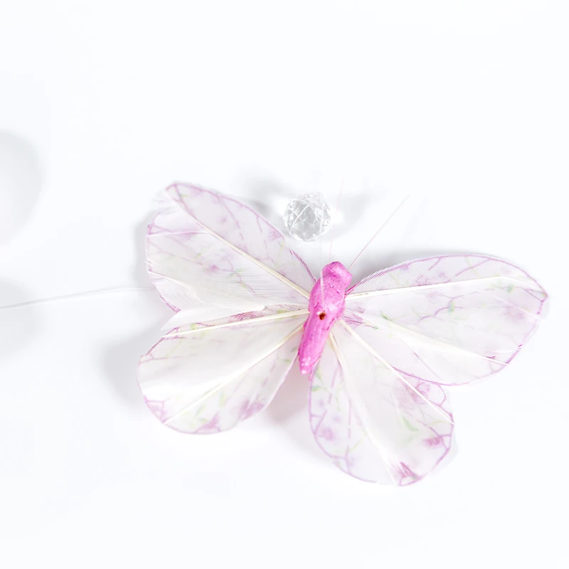 8 шт. искусственные перья Бабочка Искусственное перо украшение для шкафа