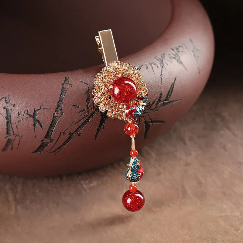 Украшение для волос изящные цветные глазурованные шпильки этнической бижутерии эмалированные заколки аксессуары из клоисонне для прически.