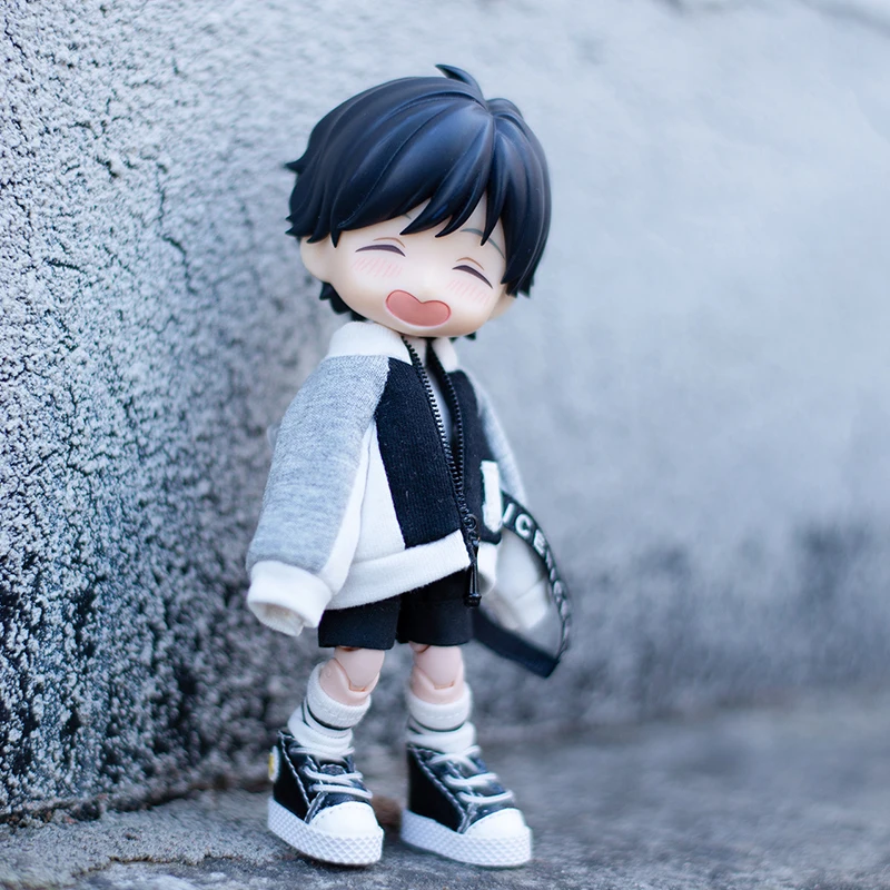 Одежда для куклы Ob11 повседневная трендовая цветная стандартная бейсбольная