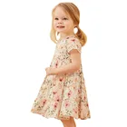 Little mavenплатье для девочки для детей 4, 5, 6, 7 лет Цветочный принт элегантные платья для девочек, летнее платье с цветочным узором для девочек; Детское платье; Одежда