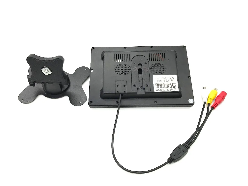 Full HD Mini 1024*600 7 дюймов CCTV Домашняя безопасность 1080P AHD 2-split экран ips монитор DVR Автомобильная камера видеонаблюдения ips регистратор с дисплеем