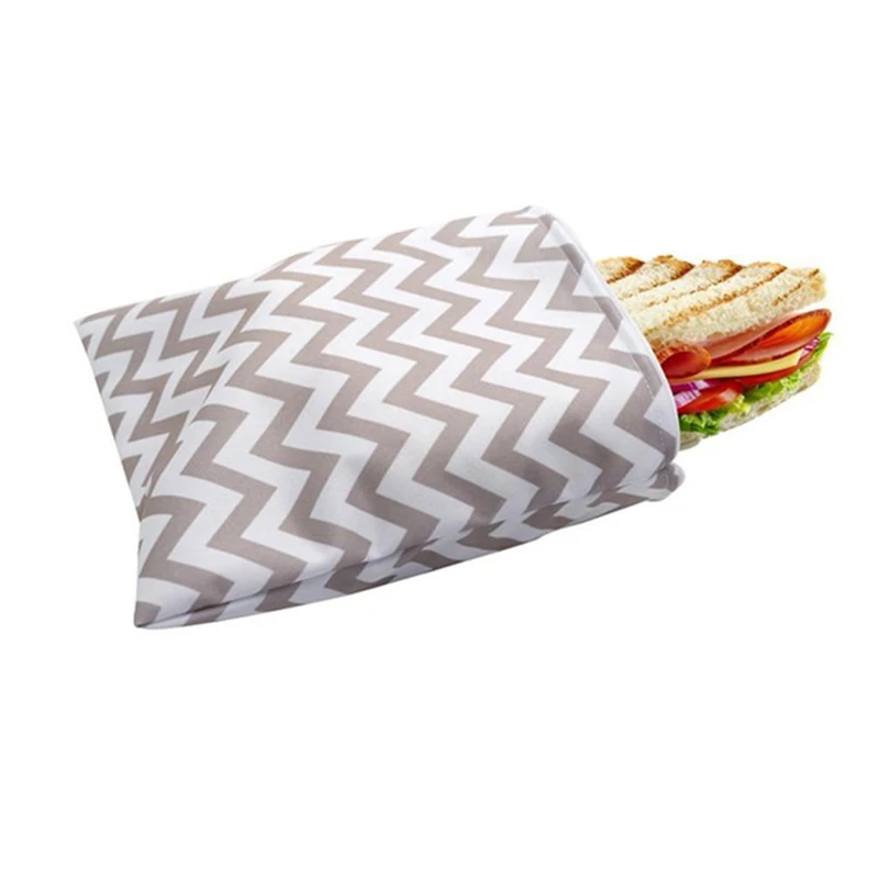 3PCS Waterproof Sandwich Bag Food Storage Portable Reusable Snack Fruit Lunch Bread For School Work Camping Travel | Дом и сад