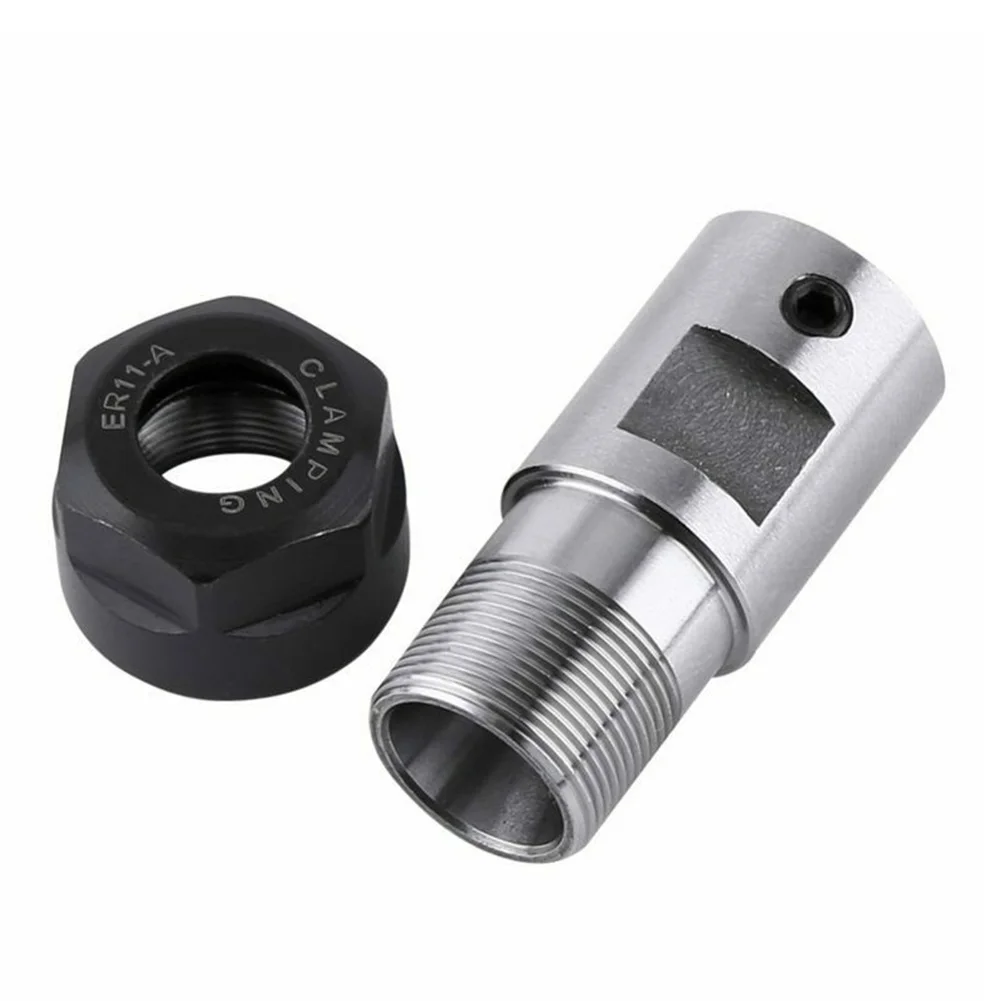 Spindle Lathe Extension Rod Holder CNC Repair Practical Tools Motor Shaft Replacement Part Milling Collet Chuck ER11A 5MM |