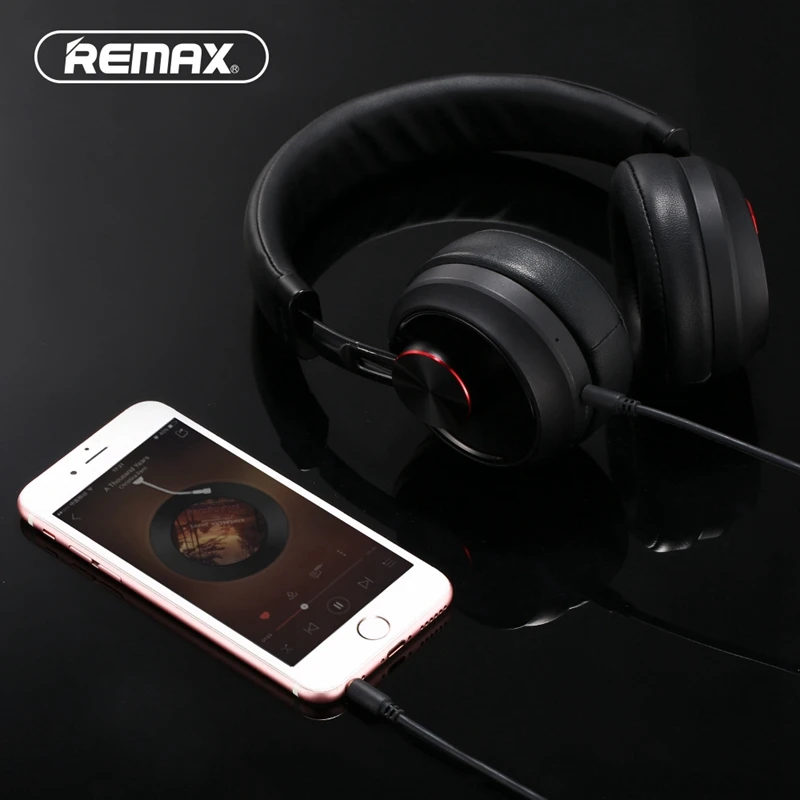 Remax Rb-500Hb Bluetooth V4.1 наушники Беспроводная гарнитура с Hd микрофоном шумоподавление Hifi Звук 3D стерео бас для смартфона