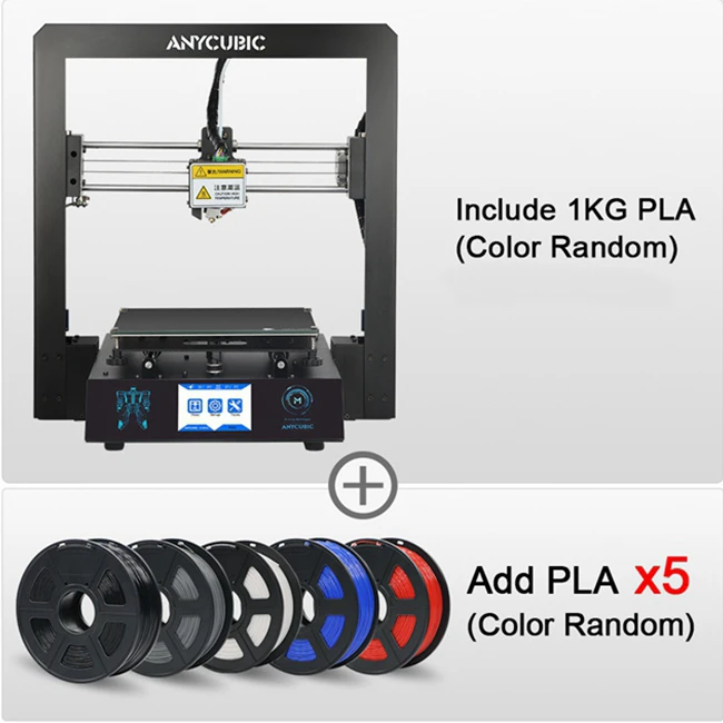 I3 Mega Add 5KG ANYCUBIC I3 Мега 3d принтер жесткая металлическая рамка размера плюс TFT сенсорный экран решетчатая платформа настольная насадка DIY Набор 3d Принтер Комплект - Цвет: I3 Mega Add 5KG