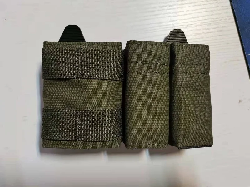 

Tactical Airsoft 5.56 1+2 Side Triple Magazine Pouch Multicam Vest Molle Mag Ammo Pouch Bags