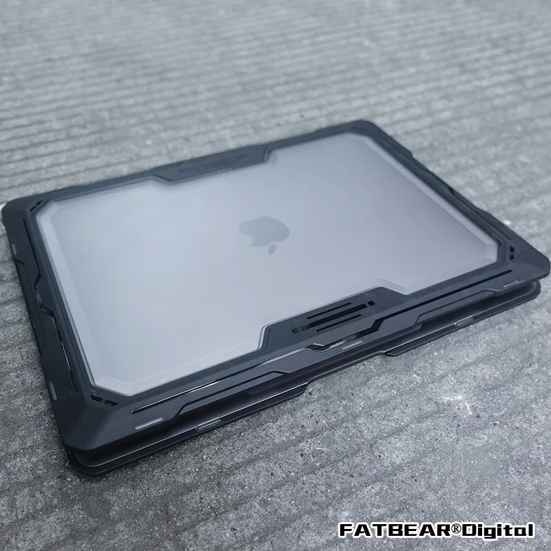 

[for MacBook Pro Air 13 inch] (2020) A2289 A2251 M1 A2338 FATBEAR Tactical Military Grade Rugged Shockproof Armor Case Cover