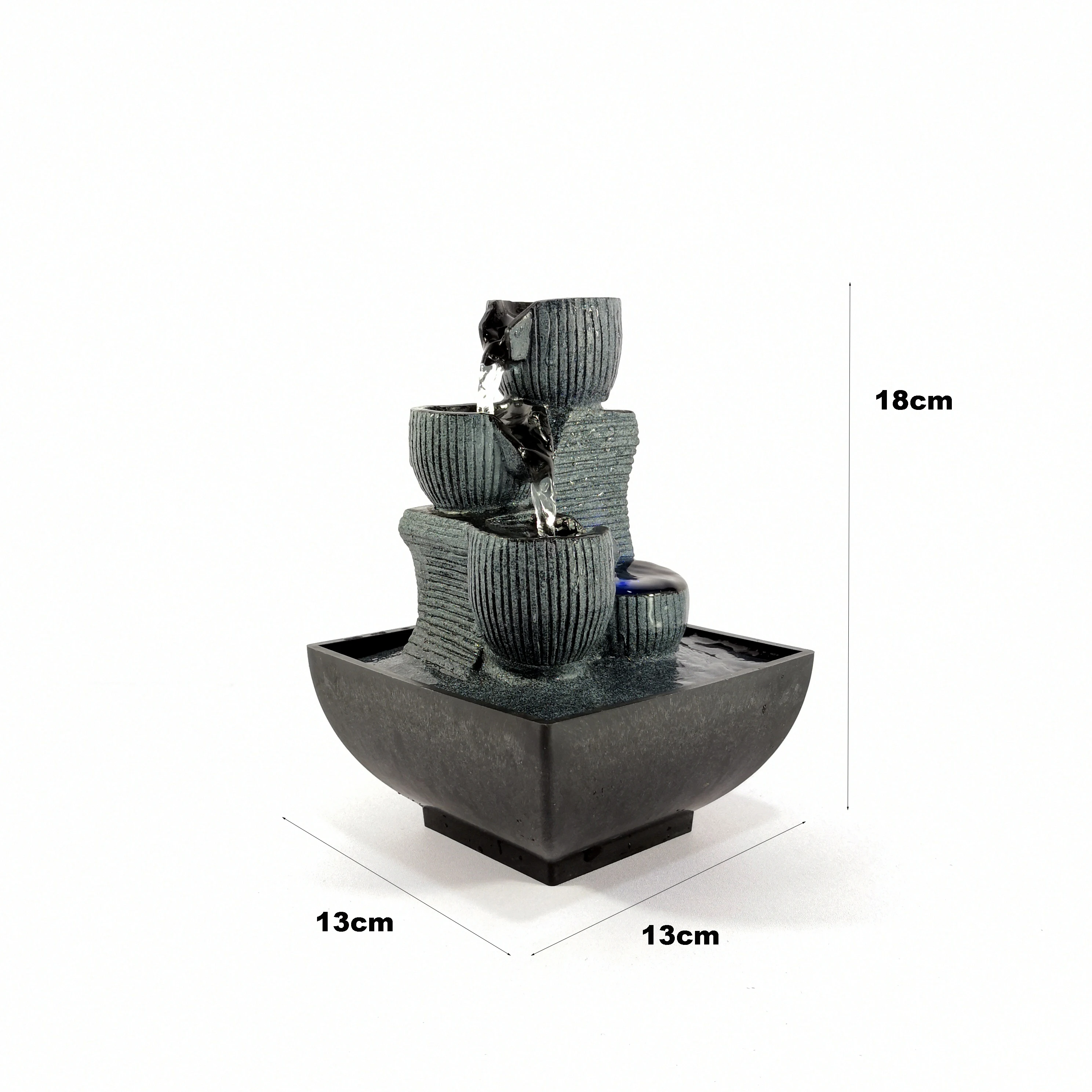 Настольные фонтаны со светодиодной подсветкой фэн-шуй на удачу украшения для