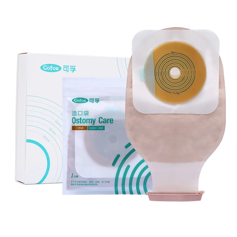 Cofoe из двух предметов Системы остомы сумка Drainable Colostomy уход сумки рама отрезного станка для подходит 20-60 мм остомы сумка с угольным фильтром 2/5/10 шт