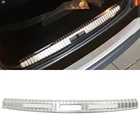 Подходит для Peugeot 2008 II 2020 2021 автомобильные аксессуары внутренний и внешний Бампер Из Нержавеющей Стали Защитная Накладка на порог багажник 1 шт.