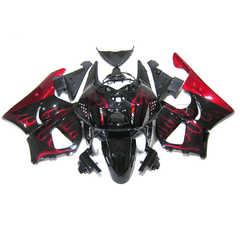 

New Full Body Motorcycle fairings kit For Honda CBR900RR CBR919RR 98 99 Black Red Fairing cbr 919 98 99 cbr919 1998 1999 ZA20