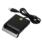 Портативный кардридер ALLOYSEED 608, USB 2,0, для банковских карт, IC, ID, SIM, MMC, SD, TF, поддержка Win 10, 8, 7