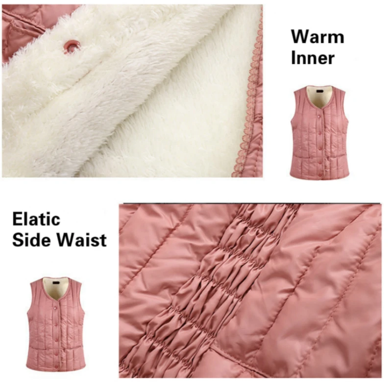 Осенне зимняя женская тонкая парка жилет пальто новые теплые хлопковые жилеты