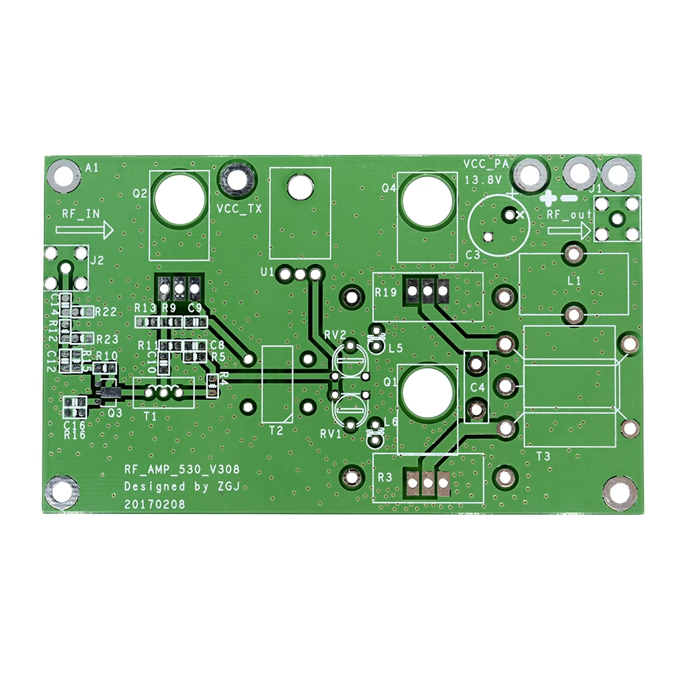 Ziqqucu DIY kit 45W SSB линейный усилитель мощности CW FM HF радиоприемник