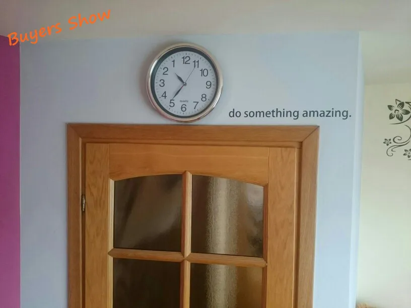 Буквы DIY Наклейка Настенная Слова Цитата Do Something Amazing надпись на стену виниловая