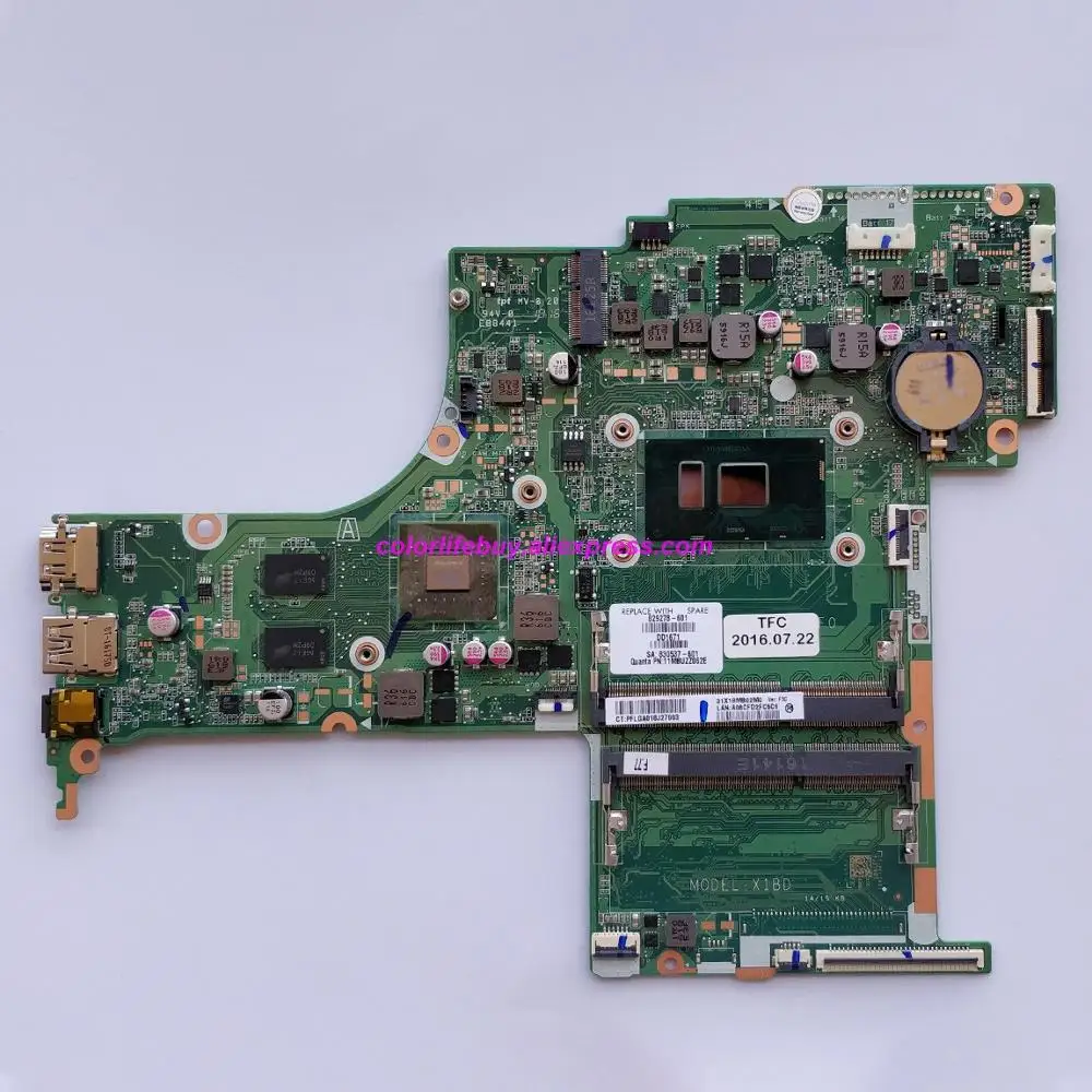 Натуральная 829278-601 DAX1BDMB6F0 w 940 м/2 ГБ GPU i5-6200U материнская плата с процессором для