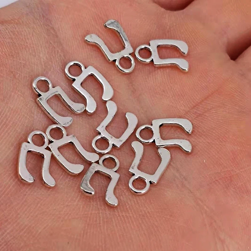 

hzew 5pcs Music Note Treble Musical Symbol Clef Gift Pendant charm For Woman Man