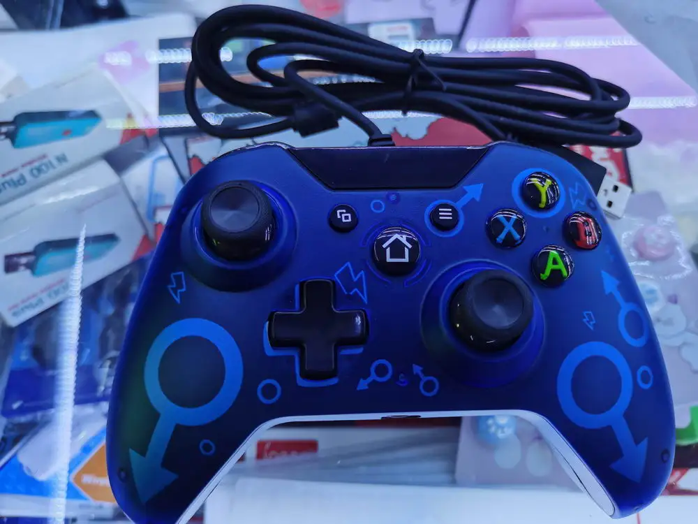 Цветная коробка OEM высококачественный проводной контроллер для игровая