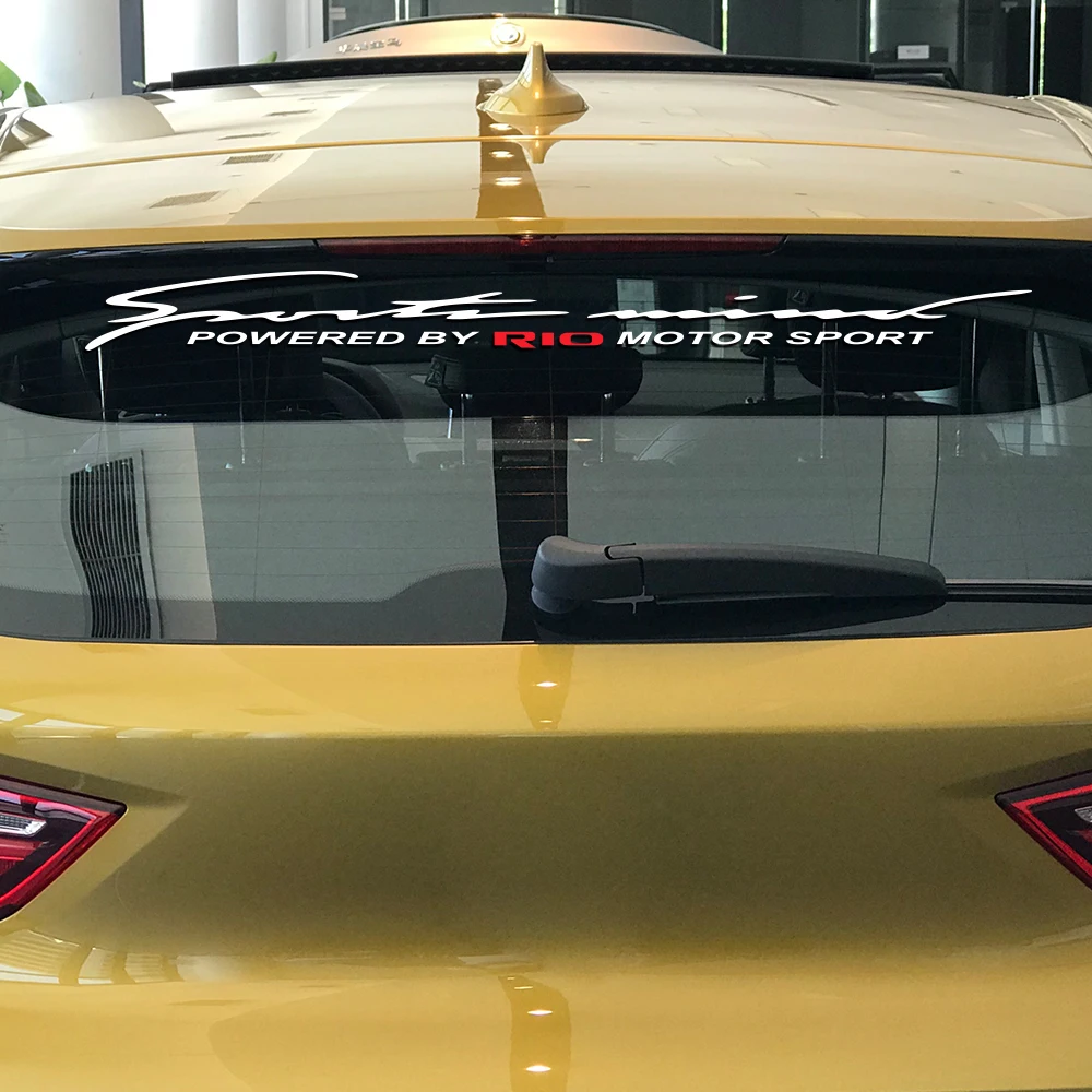 Наклейки на лобовое стекло переднего и заднего автомобиля для Kia Rio 3 4 K2 K3 X-Line