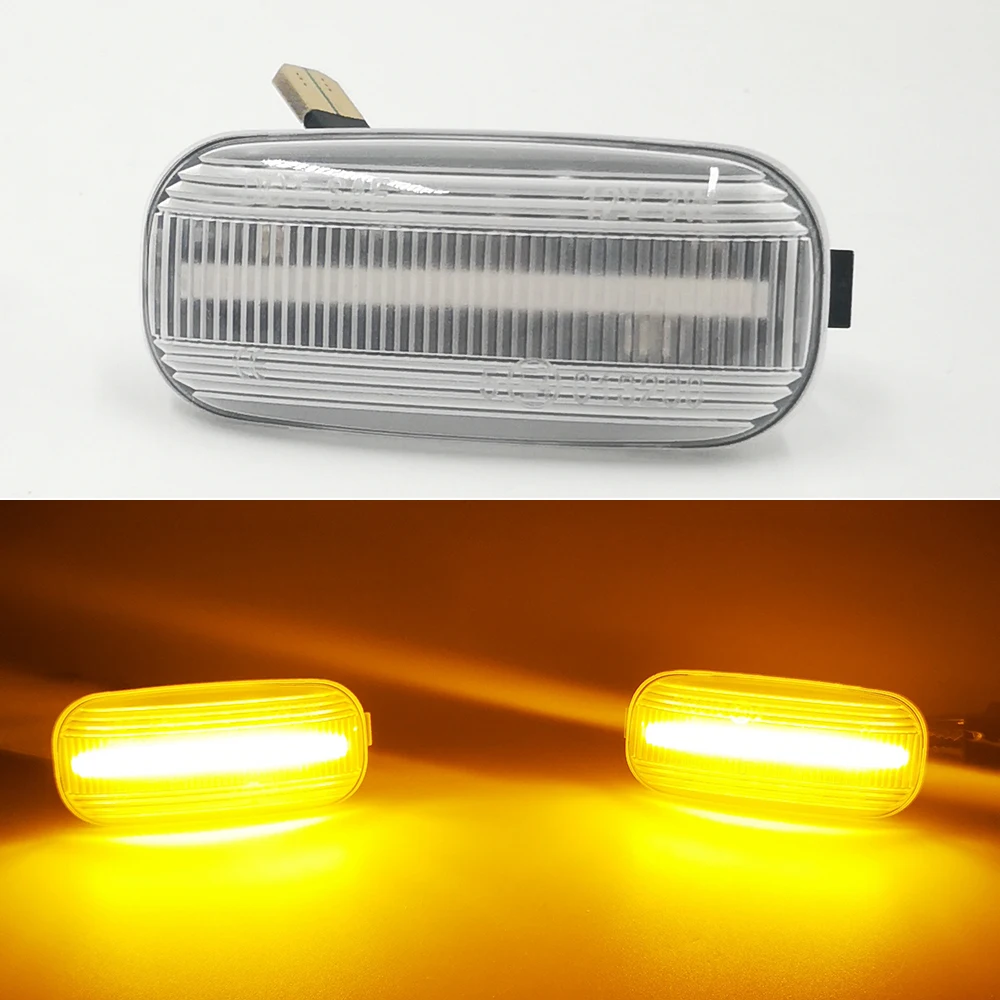 CSCSNL 2 шт течет автомобильный Боковой габаритный фонарь светильник для Audi A2 A3 A4 A6 A8
