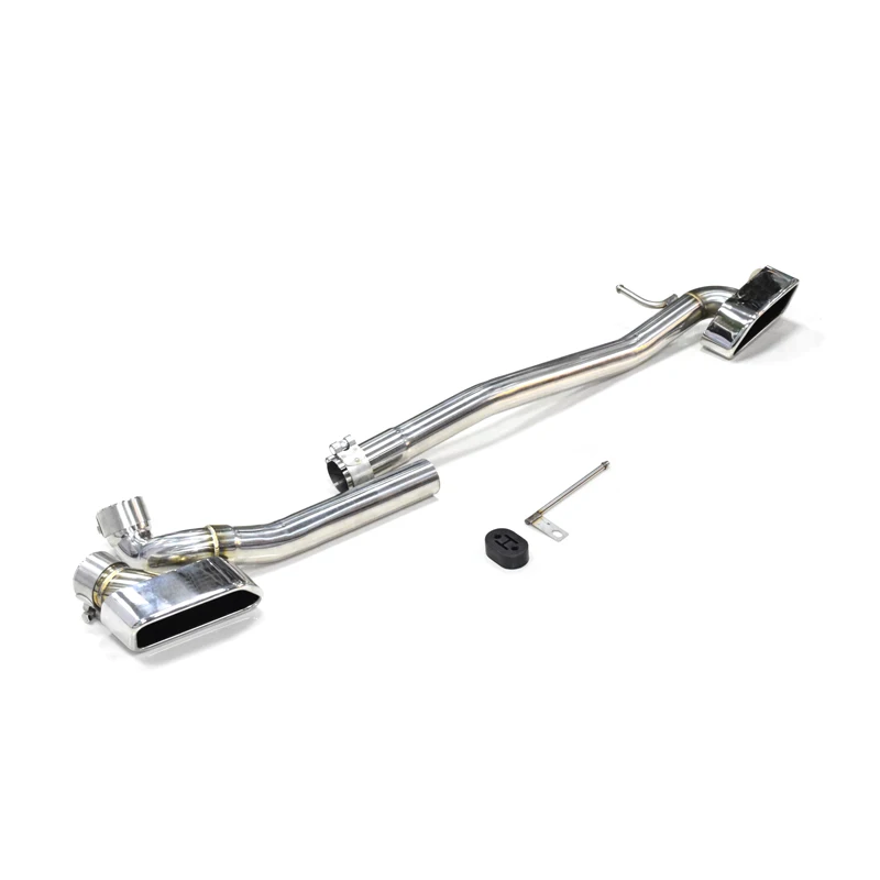 304 Stainless Steel Exhaust Tip Square Muffler For BMW F10 520i 525i 528i 535i Pipe Car System | Автомобили и мотоциклы