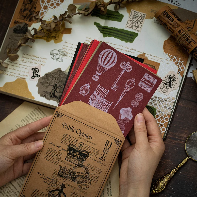 Набор бумажных материалов для отдыха Ретро Серия творческая ручная учетная