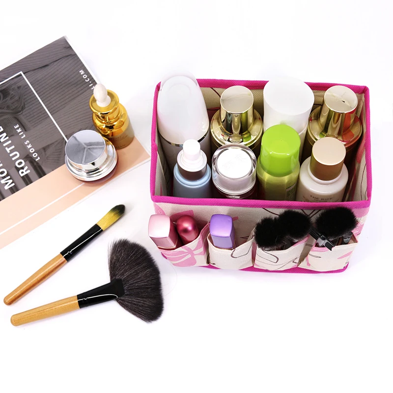 Большой емкости складной многофункциональный макияж косметические хранения Box