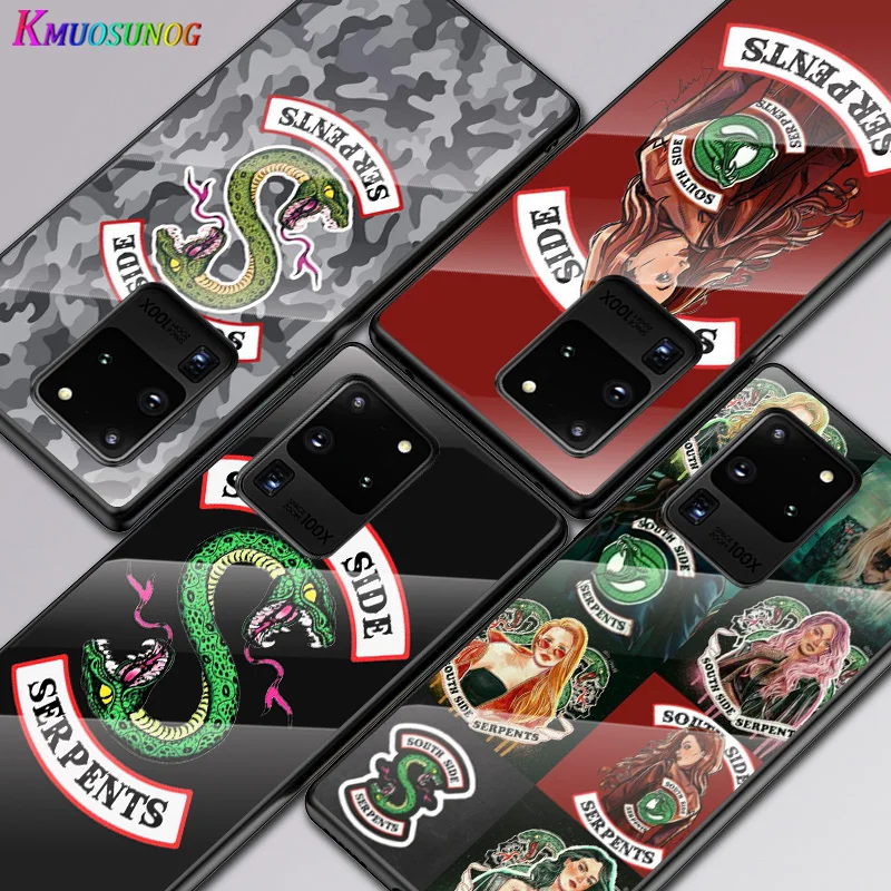 

Riverdale Southside For Samsung Galaxy S20 FE S10e S10 S9 S8 Ultra Plus Lite Plus 5G Tempered Glass Cover Phone Case