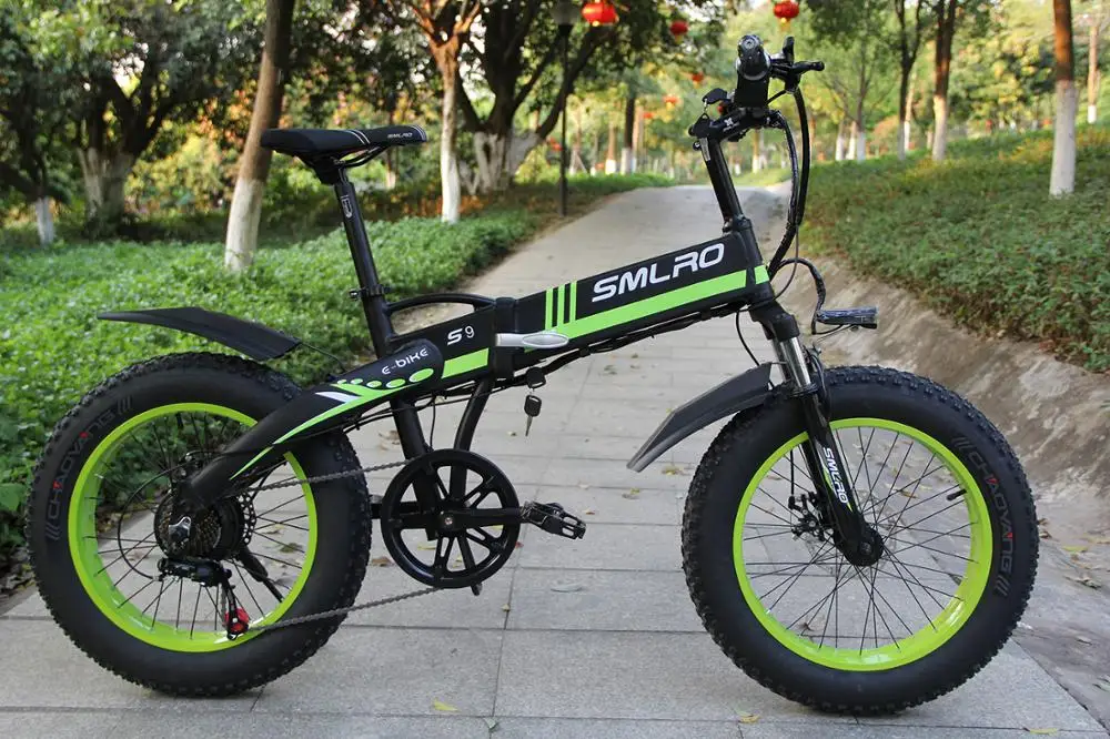 Billig Huakaii Beste Elektrische Fahrrad 2020 E Bike 500W 48V 10AH Fett Reifen Elektrische Fahrrad 20 Zoll Klapp Ebike Elektrische Mountainbike