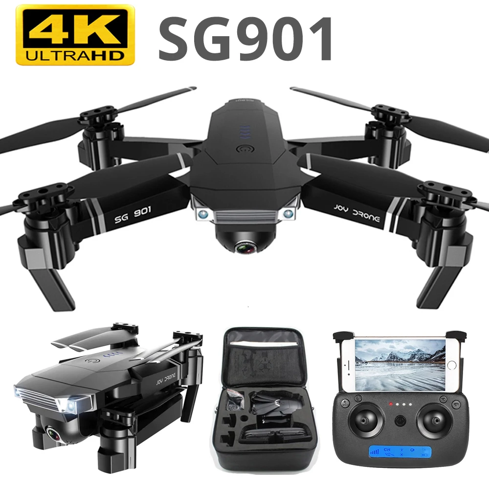 Беспилотный летательный аппарат SG901 4K Профессиональный складной Дрон HD камера 1080P WiFi fpv пульт дистанционного Управление Дрон полета 20 минут Квадрокоптер беспилотный игрушки