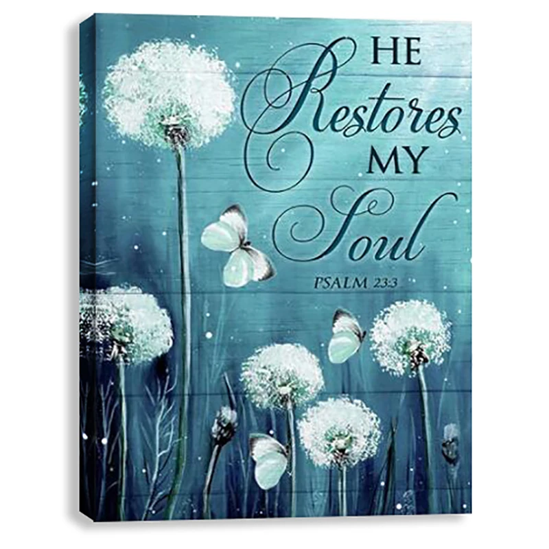 

Dandelian Plant Canvas Room Poster Wall Art Print Butterfly Painting Amazing Landscape Pictures For Classic Office livingroom