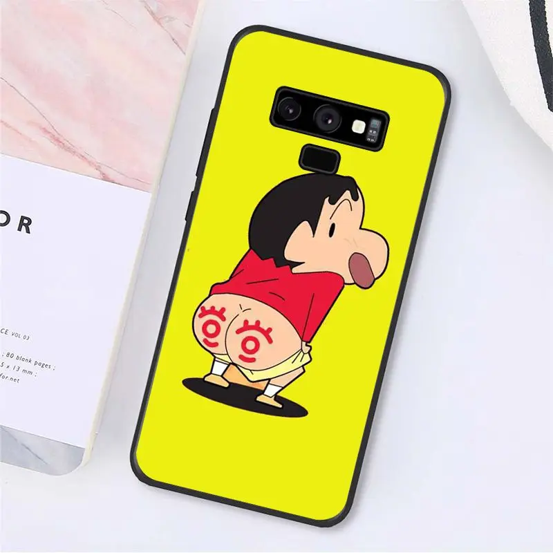 Babaite Kawaii Аниме Мультфильм Crayon Shin-chan чехол для телефона для samsung Galaxy A50 Note9 8 7 5 10 Pro J5 J6 Prime J7 DUO