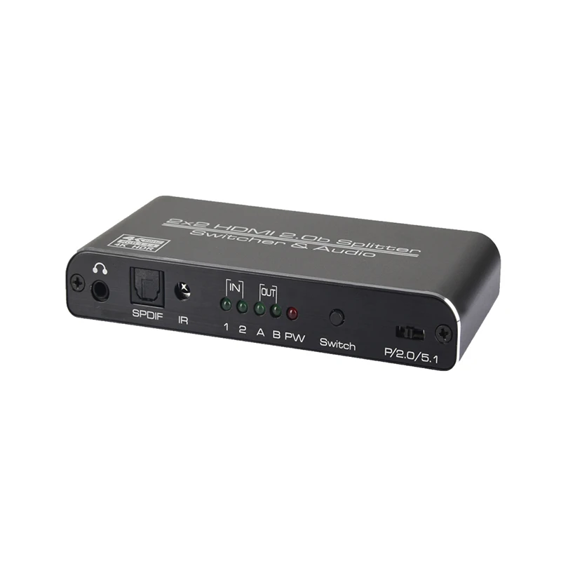 2 в выхода HDMI 0 распределитель 2X2 4K 60HZ 3D сплиттер для ПК ноутбука VH99 | Компьютеры и