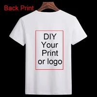 customized print t shirt womens girls diy photo logo brand top tees t shirt mens boys clothes casual tshirt