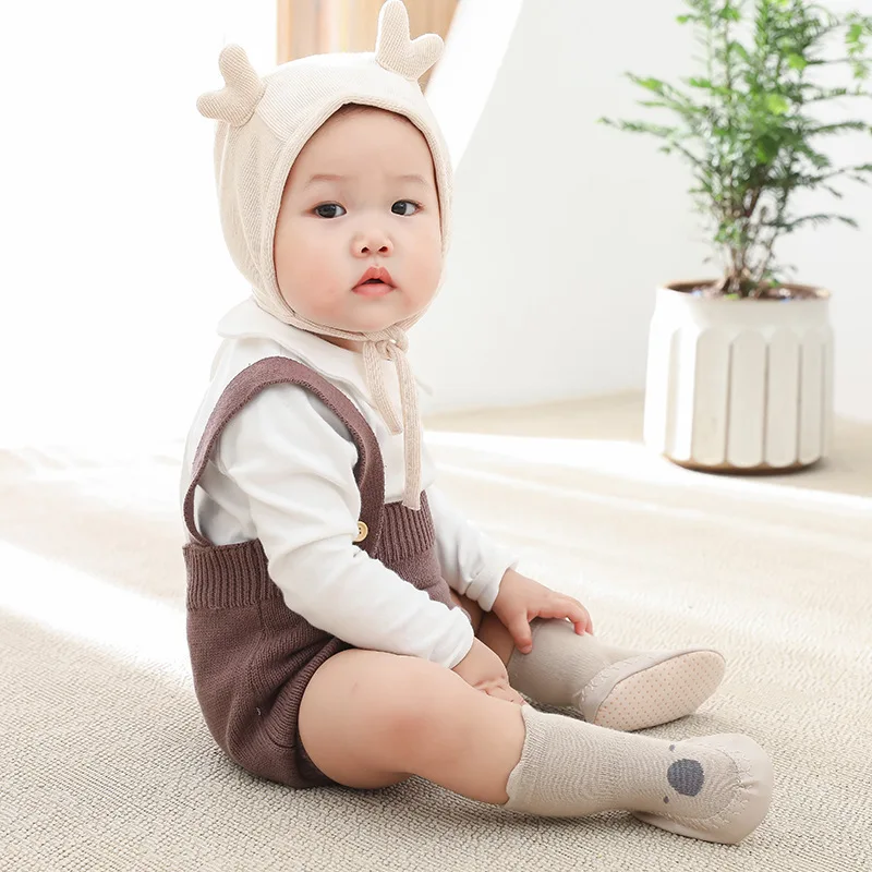 21 oto&ntilde;o calcetines de beb&eacute; de invierno NI&Ntilde;OS Calcetines de algod&oacute;n peinado beb&eacute; antideslizante calcetines reci&eacute;n nacidos calcetines de algod&oacute;n con dibujos-3